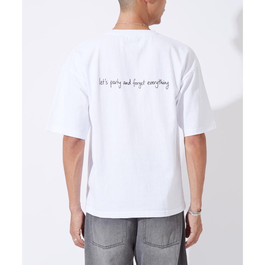 半袖Tシャツ メンズ レディース スカル刺しゅう バックプリント SIDEWAY STANCE オーバーサイズ ストリート | improves | 09