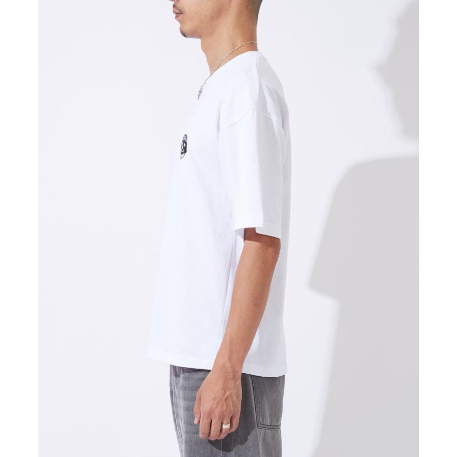 半袖Tシャツ メンズ レディース スカル刺しゅう バックプリント SIDEWAY STANCE オーバーサイズ ストリート | improves | 10