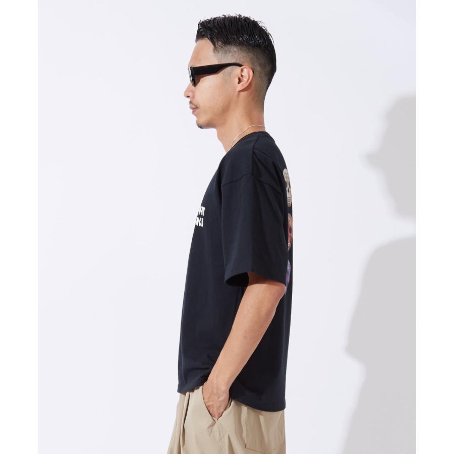 半袖Tシャツ メンズ レディース カラフル スカル グラフィック クルーネック SIDEWAY STANCE オーバーサイズ メキシカン ストリート 韓国ファッション | improves | 05