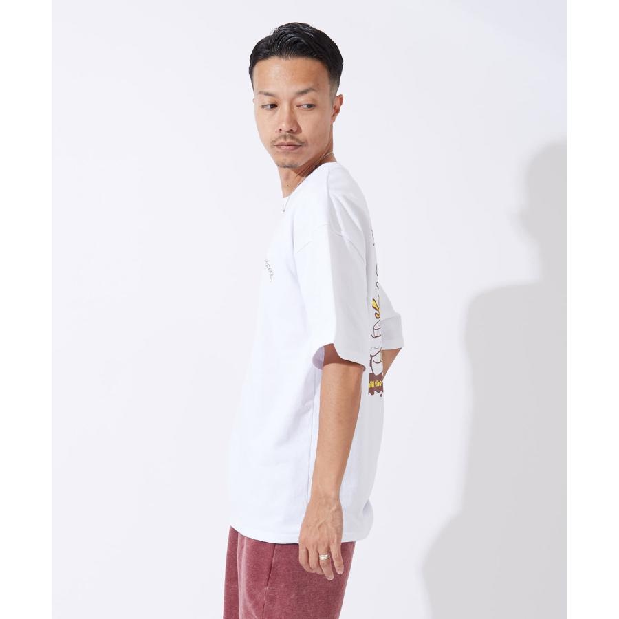 半袖Tシャツ メンズ レディース キルタイム ハンバーガー   ナイフ プリント 綿100 ビッグシルエット SIDEWAY STANCE オーバーサイズ ストリート 古着MIX | improves | 15