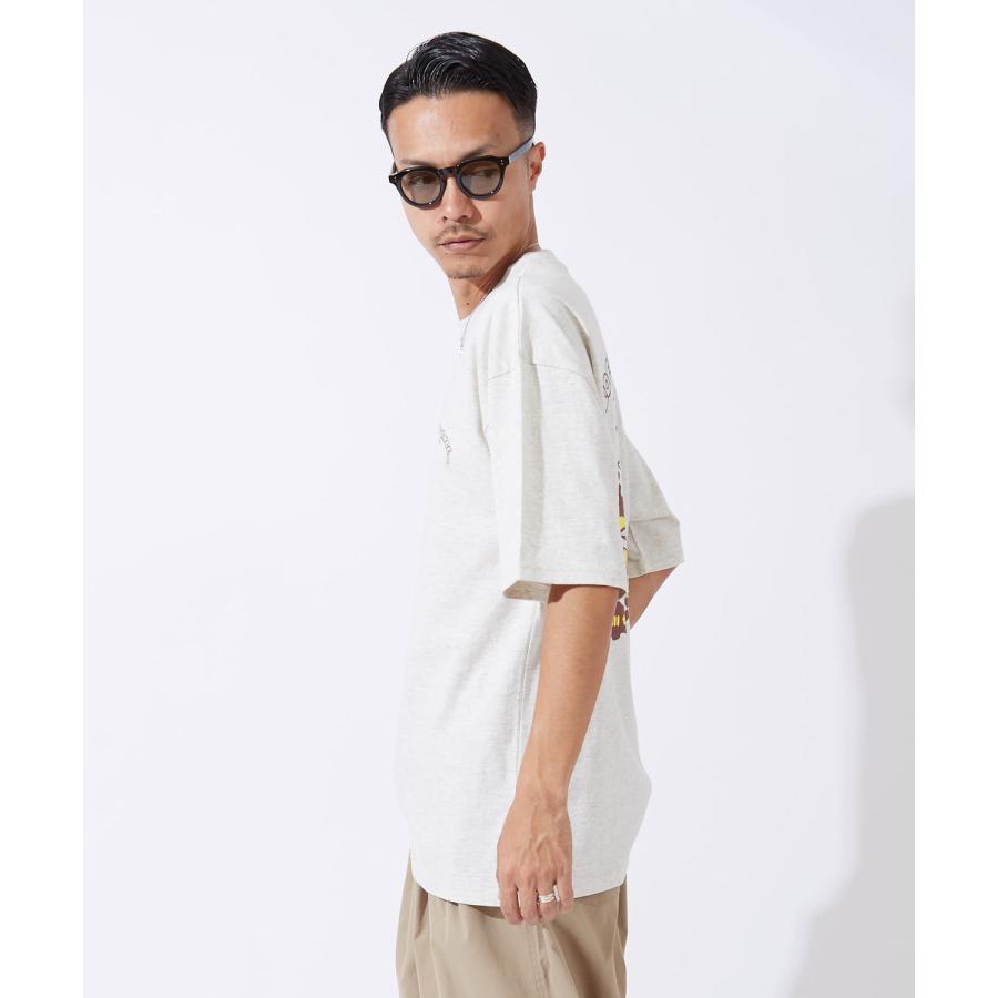 半袖Tシャツ メンズ レディース キルタイム ハンバーガー   ナイフ プリント 綿100 ビッグシルエット SIDEWAY STANCE オーバーサイズ ストリート 古着MIX | improves | 05