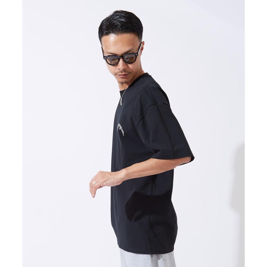 半袖Tシャツ メンズ レディース キルタイム ハンバーガー   ナイフ プリント 綿100 ビッグシルエット SIDEWAY STANCE オーバーサイズ ストリート 古着MIX | improves | 10