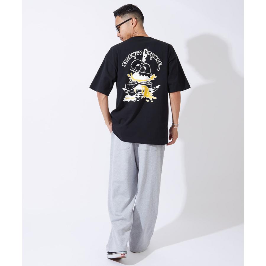 半袖Tシャツ メンズ レディース キルタイム ハンバーガー   ナイフ プリント 綿100 ビッグシルエット SIDEWAY STANCE オーバーサイズ ストリート 古着MIX | improves | 12