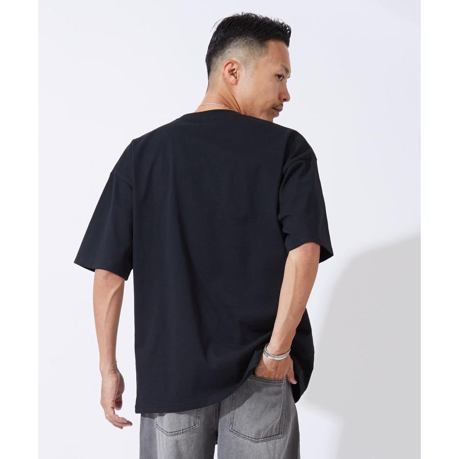 半袖Tシャツ メンズ レディース モノクロ プリント 綿100 ビッグシルエット SIDEWAY STANCE オーバーサイズ ストリート 古着MIX | improves | 06