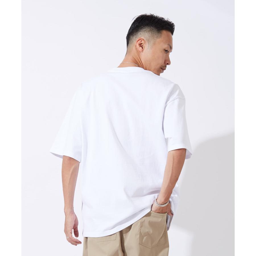 半袖Tシャツ メンズ レディース モノクロ プリント 綿100 ビッグシルエット SIDEWAY STANCE オーバーサイズ ストリート 古着MIX | improves | 11