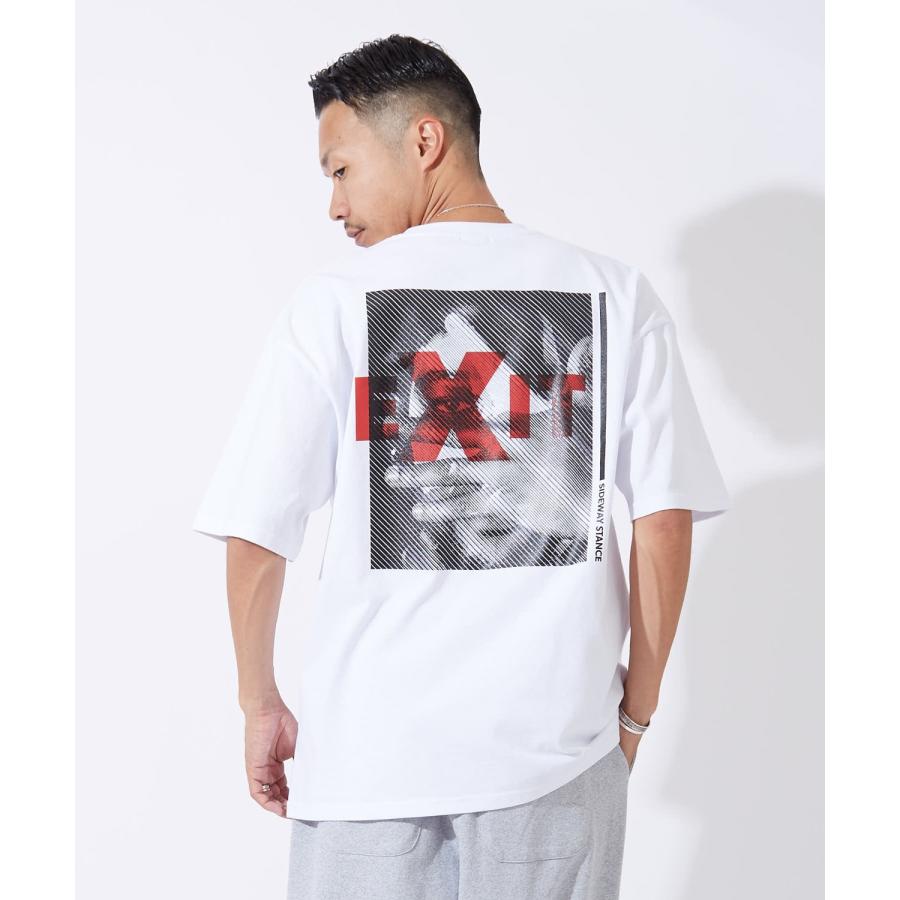 半袖Tシャツ メンズ レディース フォトプリント 綿100 ビッグシルエット SIDEWAY STANCE オーバーサイズ ストリート 古着MIX | improves