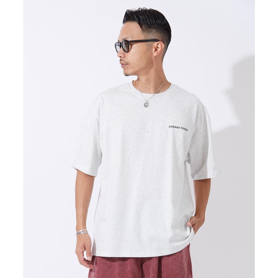 半袖Tシャツ メンズ レディース フォトプリント 綿100 ビッグシルエット SIDEWAY STANCE オーバーサイズ ストリート 古着MIX | improves | 13