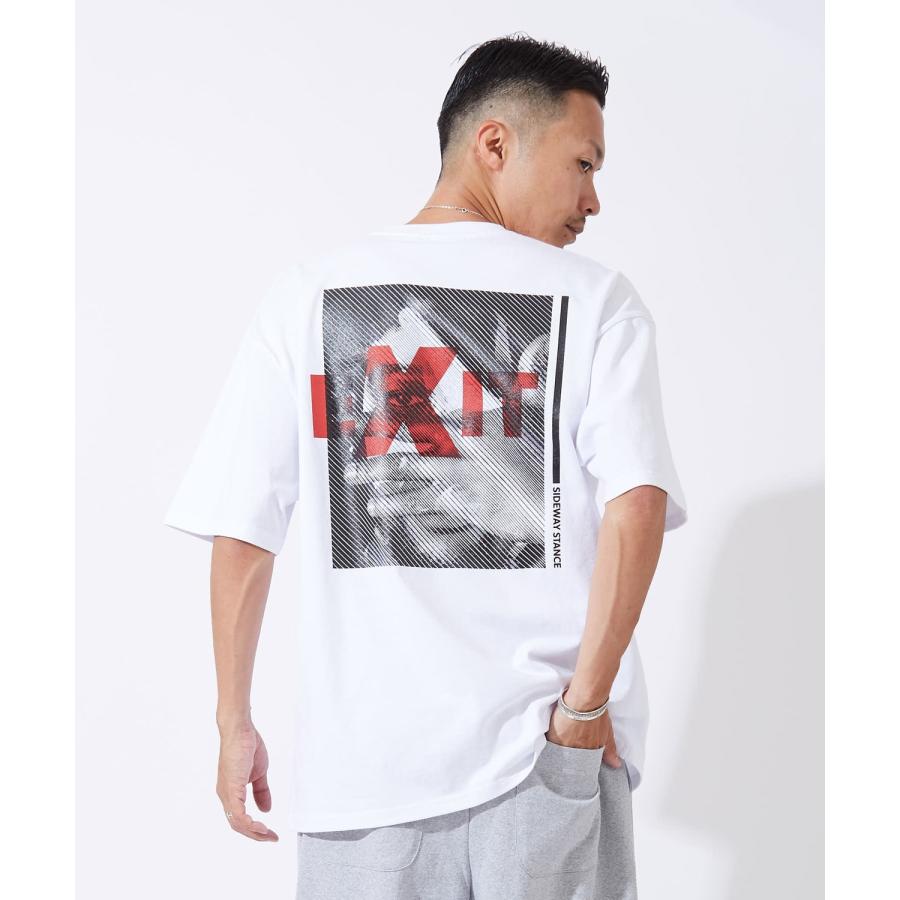 半袖Tシャツ メンズ レディース フォトプリント 綿100 ビッグシルエット SIDEWAY STANCE オーバーサイズ ストリート 古着MIX | improves | 03