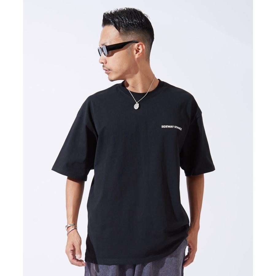 半袖Tシャツ メンズ レディース フォトプリント 綿100 ビッグシルエット SIDEWAY STANCE オーバーサイズ ストリート 古着MIX | improves | 08
