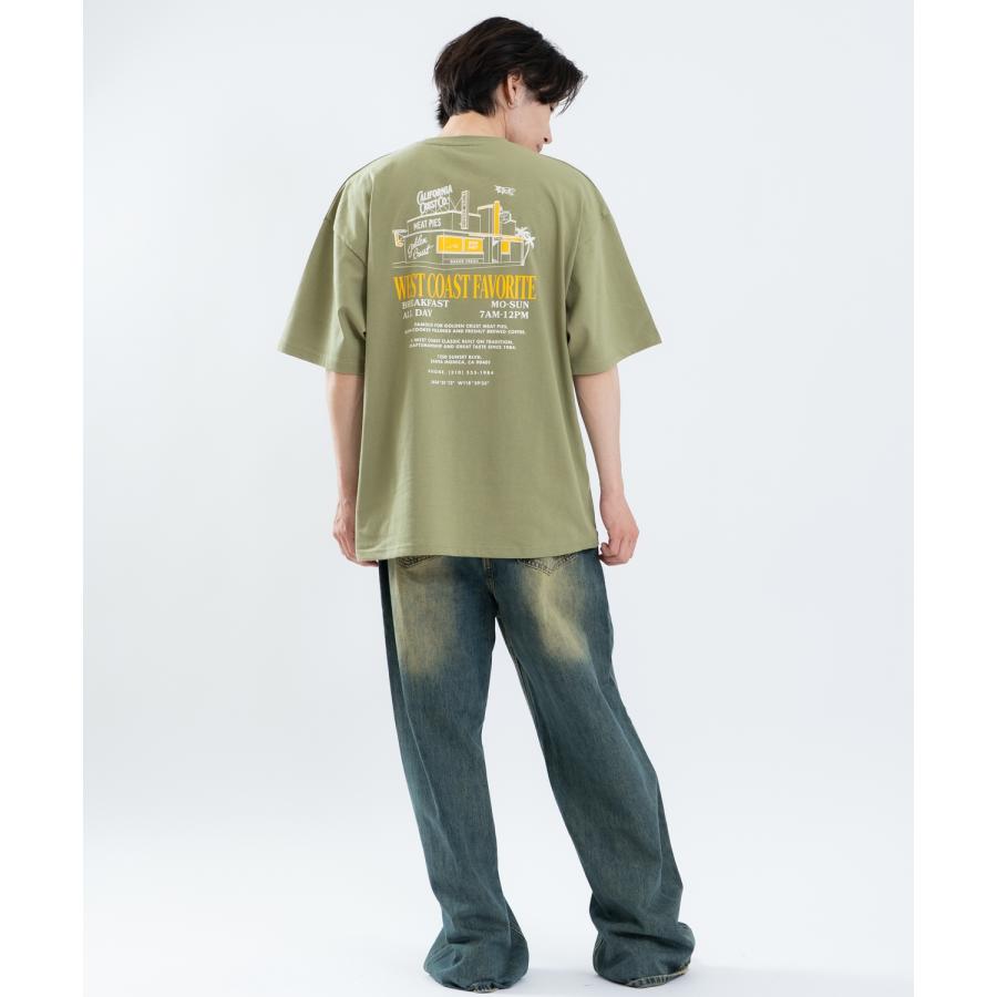半袖Tシャツ メンズ レディース フォトプリント 綿100 ビッグシルエット SIDEWAY STANCE オーバーサイズ ストリート 古着MIX | improves | 02