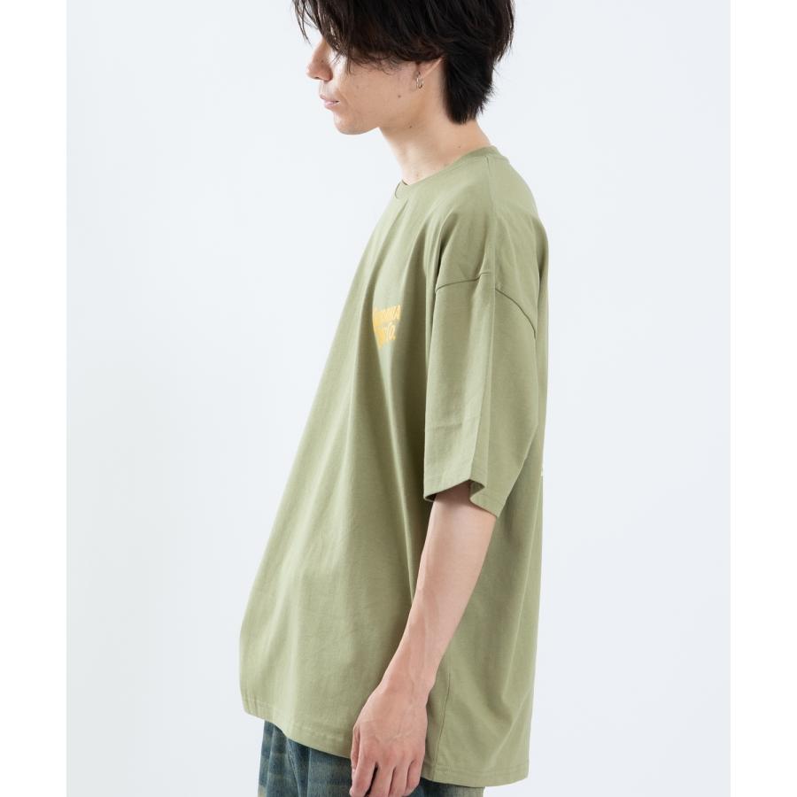 半袖Tシャツ メンズ レディース フォトプリント 綿100 ビッグシルエット SIDEWAY STANCE オーバーサイズ ストリート 古着MIX | improves | 04