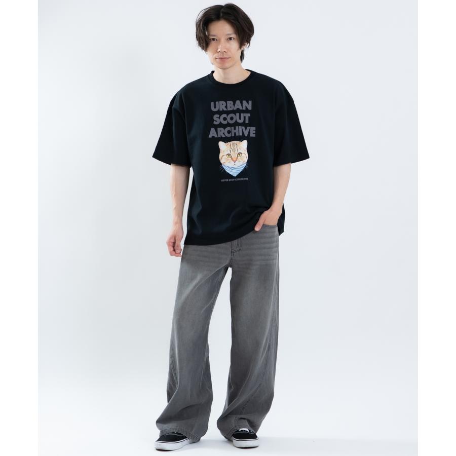 半袖Tシャツ メンズ レディース フォトプリント 綿100 ビッグシルエット SIDEWAY STANCE オーバーサイズ ストリート 古着MIX | improves | 06