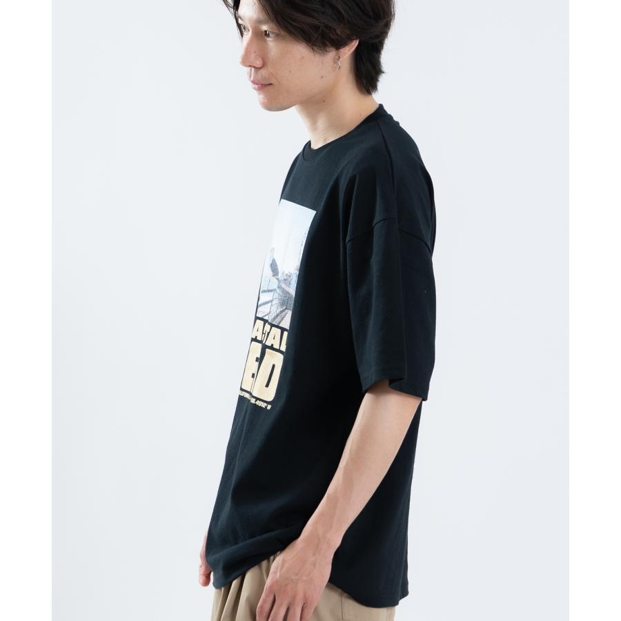 半袖Tシャツ メンズ レディース フォトプリント 綿100 ビッグシルエット SIDEWAY STANCE オーバーサイズ ストリート 古着MIX | improves | 09