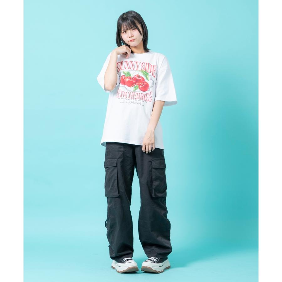 半袖Tシャツ メンズ ユニセックス さくらんぼ チェリー プリント Tシャツ カットソー かわいい アイドル アメカジ カジュアル スケーター ストリート 韓国 | improves | 11
