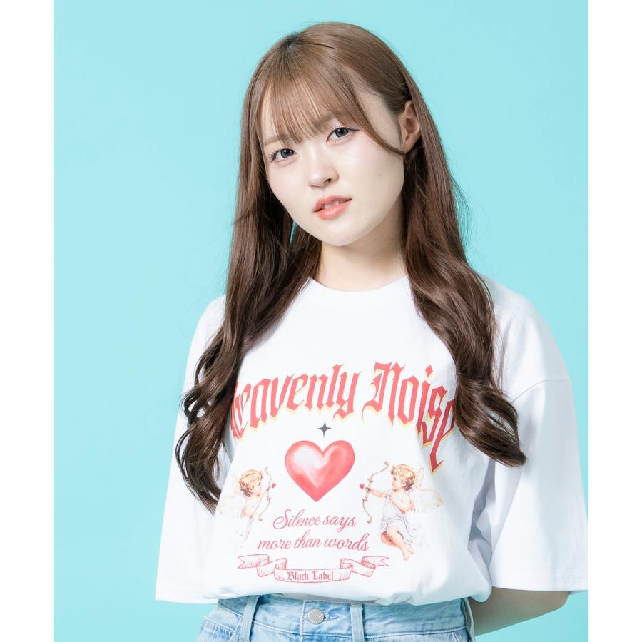 半袖Tシャツ メンズ ユニセックス ハート プリント Tシャツ カットソー かわいい アイドル アメカジ カジュアル スケーター ストリート 韓国 | improves | 03