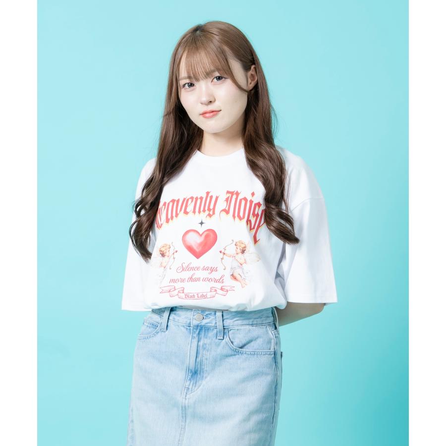 半袖Tシャツ メンズ ユニセックス ハート プリント Tシャツ カットソー かわいい アイドル アメカジ カジュアル スケーター ストリート 韓国 | improves | 04
