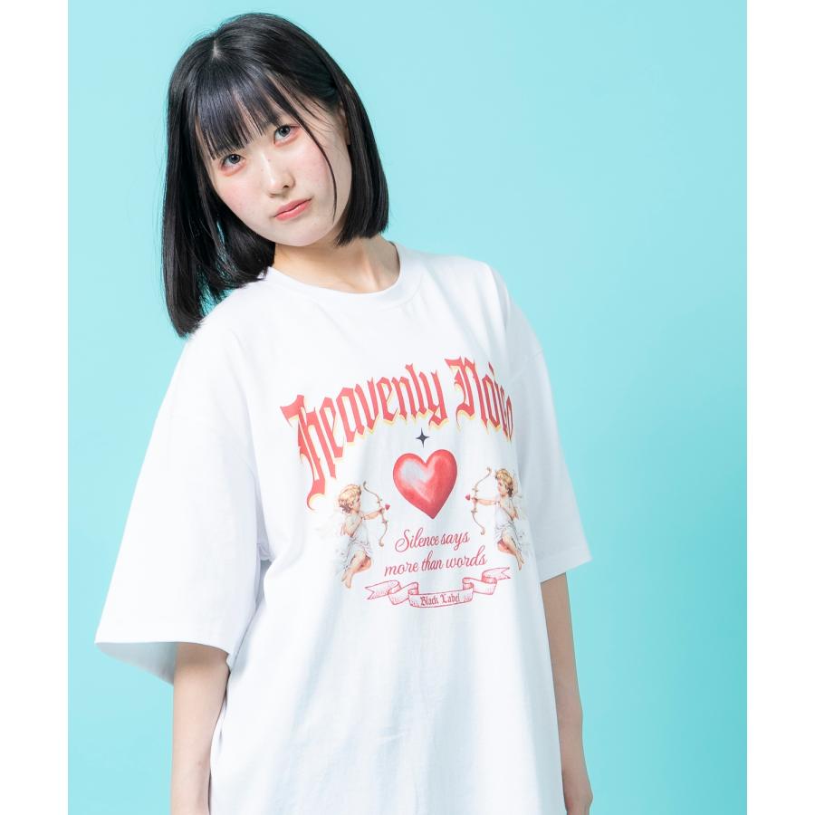 半袖Tシャツ メンズ ユニセックス ハート プリント Tシャツ カットソー かわいい アイドル アメカジ カジュアル スケーター ストリート 韓国 | improves | 08
