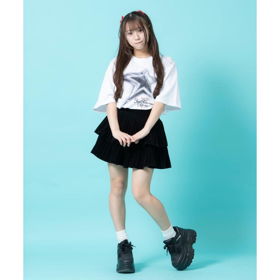 半袖Tシャツ メンズ ユニセックス スター プリント Tシャツ カットソー かわいい アイドル アメカジ カジュアル スケーター ストリート 韓国 | improves