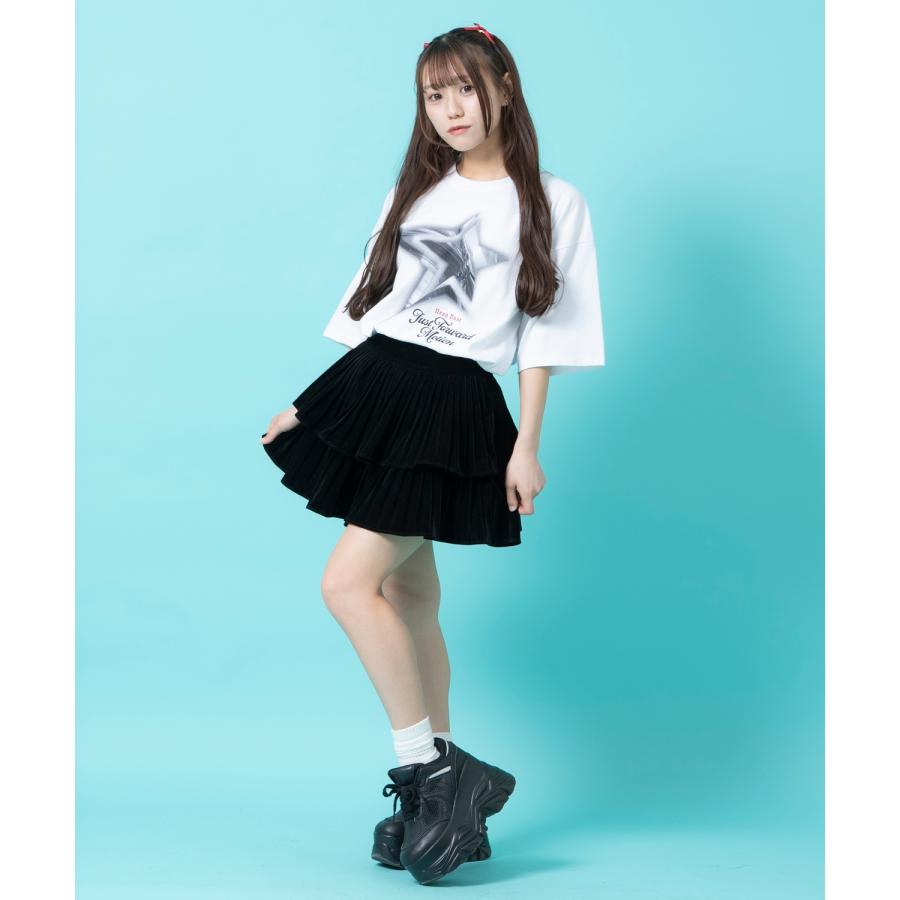 半袖Tシャツ メンズ ユニセックス スター プリント Tシャツ カットソー かわいい アイドル アメカジ カジュアル スケーター ストリート 韓国 | improves | 06