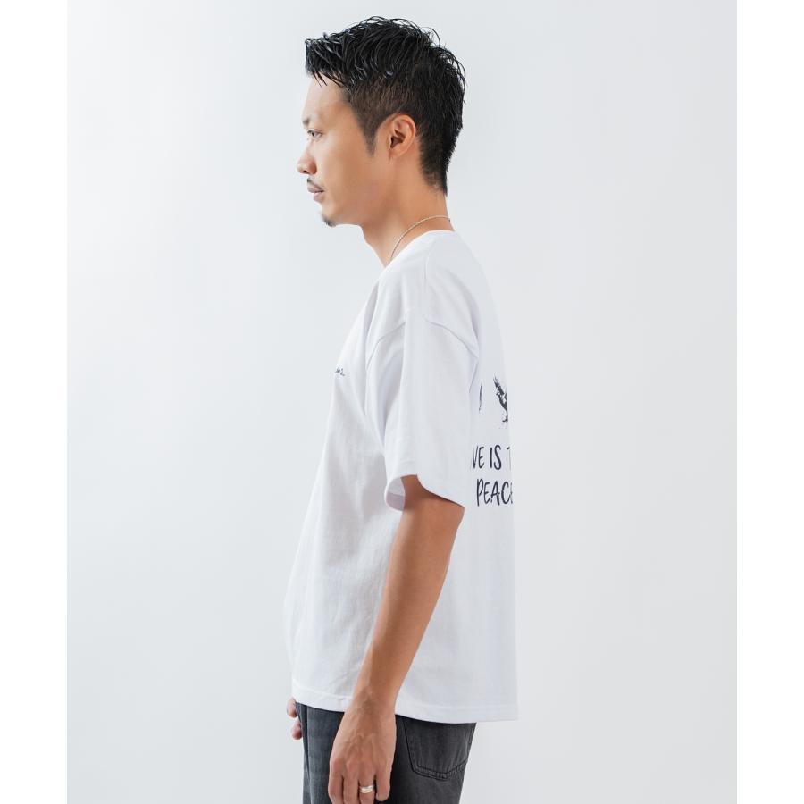 半袖Tシャツ メンズ レディース フォトプリント 綿100 ビッグシルエット SIDEWAY STANCE オーバーサイズ ストリート 古着MIX | improves | 05