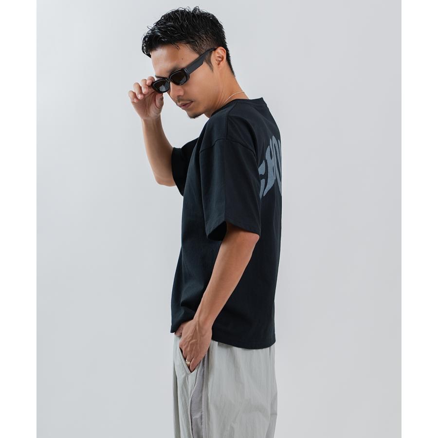 半袖Tシャツ メンズ レディース フォトプリント 綿100 ビッグシルエット SIDEWAY STANCE オーバーサイズ ストリート 古着MIX | improves | 05