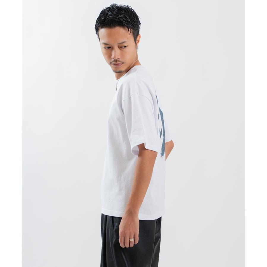 半袖Tシャツ メンズ レディース フォトプリント 綿100 ビッグシルエット SIDEWAY STANCE オーバーサイズ ストリート 古着MIX | improves | 09