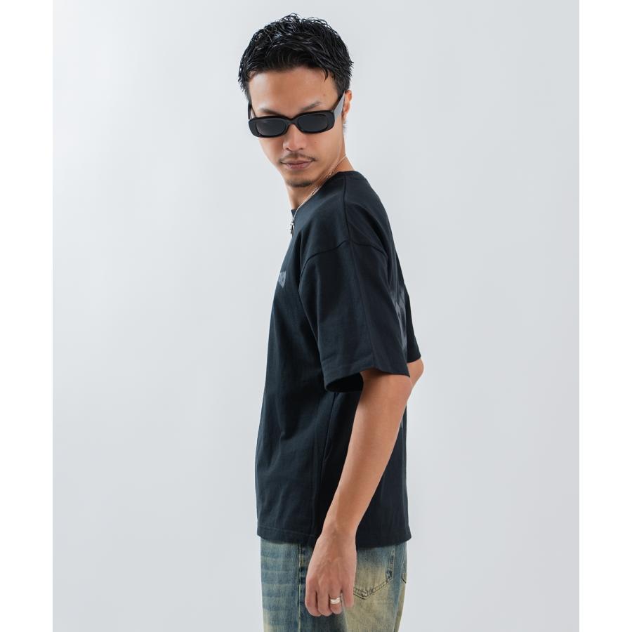半袖Tシャツ メンズ レディース フォトプリント 綿100 ビッグシルエット SIDEWAY STANCE オーバーサイズ ストリート 古着MIX | improves | 05