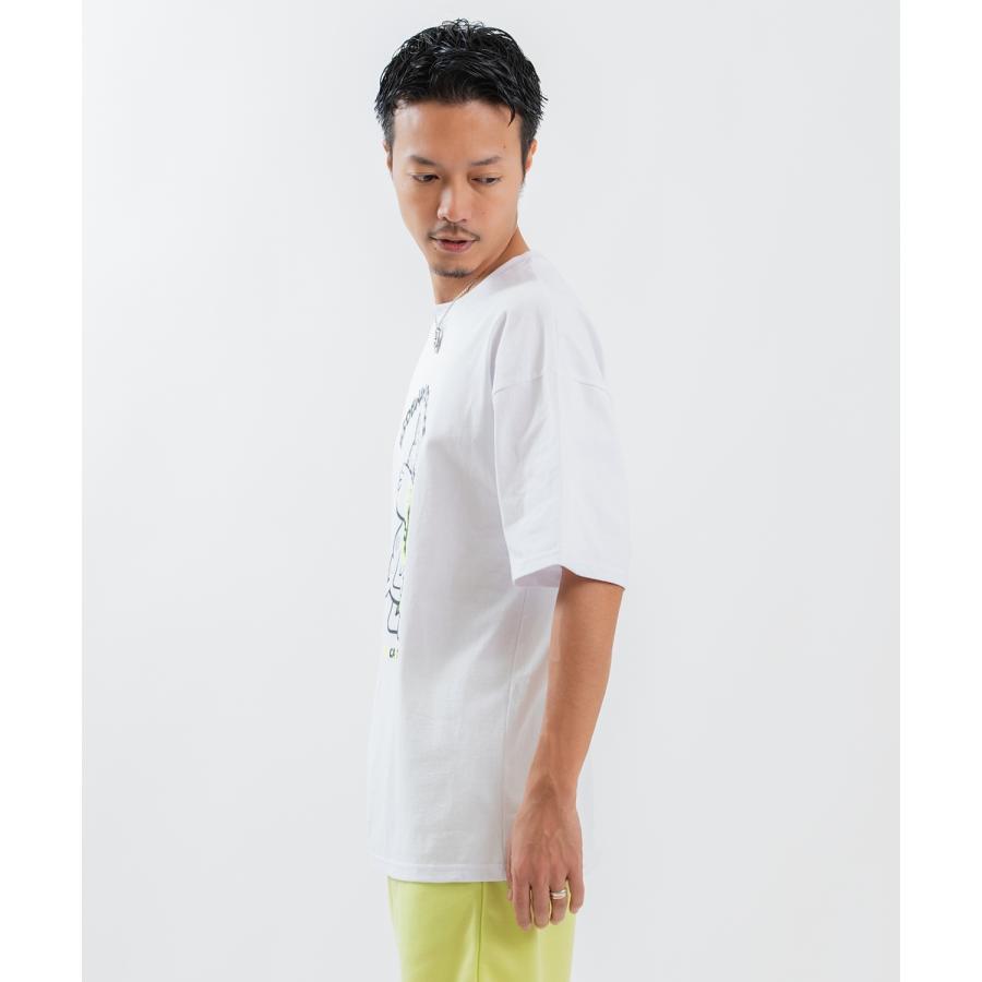 半袖Tシャツ メンズ レディース フォトプリント 綿100 ビッグシルエット SIDEWAY STANCE オーバーサイズ ストリート 古着MIX | improves | 13