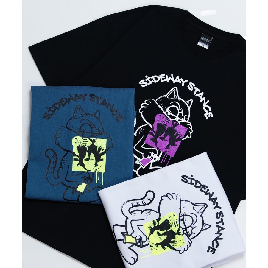 半袖Tシャツ メンズ レディース フォトプリント 綿100 ビッグシルエット SIDEWAY STANCE オーバーサイズ ストリート 古着MIX | improves | 15