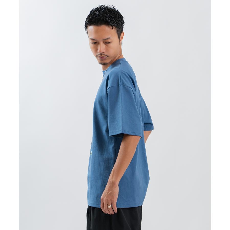 半袖Tシャツ メンズ レディース フォトプリント 綿100 ビッグシルエット SIDEWAY STANCE オーバーサイズ ストリート 古着MIX | improves | 09