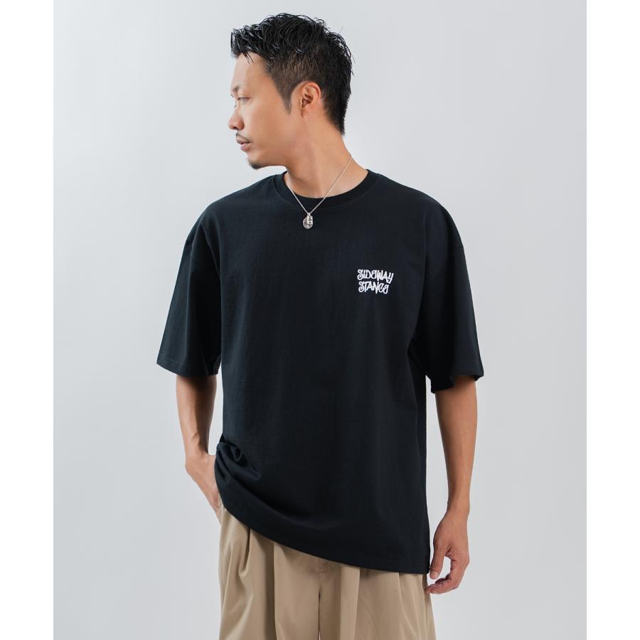 半袖Tシャツ メンズ レディース フォトプリント 綿100 ビッグシルエット SIDEWAY STANCE オーバーサイズ ストリート 古着MIX | improves | 13