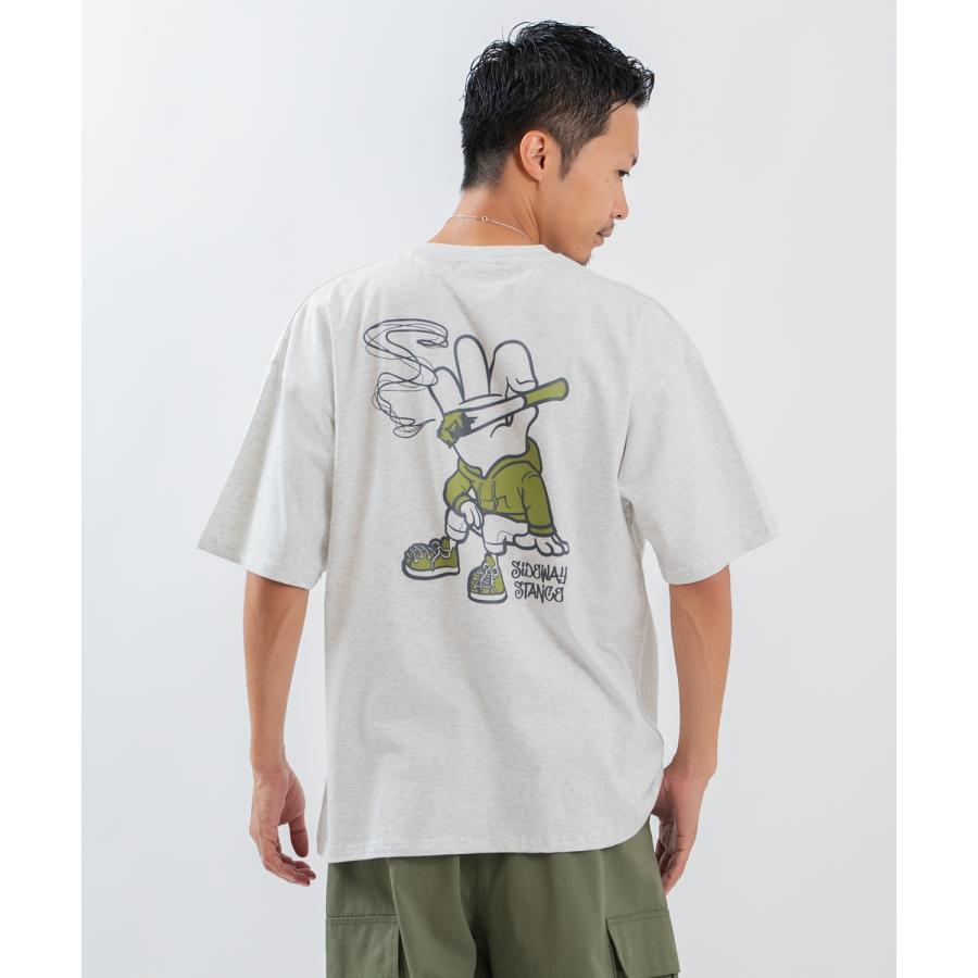 半袖Tシャツ メンズ レディース フォトプリント 綿100 ビッグシルエット SIDEWAY STANCE オーバーサイズ ストリート 古着MIX | improves | 07