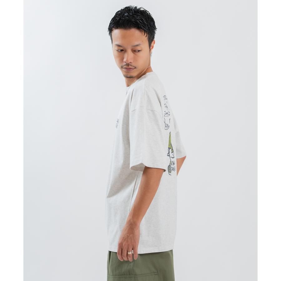 半袖Tシャツ メンズ レディース フォトプリント 綿100 ビッグシルエット SIDEWAY STANCE オーバーサイズ ストリート 古着MIX | improves | 10