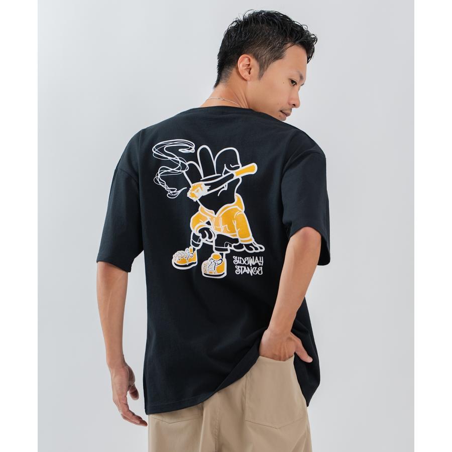 半袖Tシャツ メンズ レディース フォトプリント 綿100 ビッグシルエット SIDEWAY STANCE オーバーサイズ ストリート 古着MIX | improves | 11