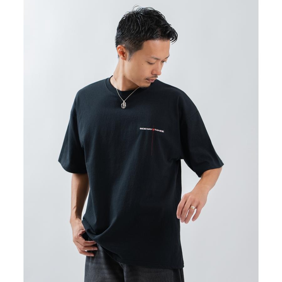 半袖Tシャツ メンズ レディース フォトプリント 綿100 ビッグシルエット SIDEWAY STANCE オーバーサイズ ストリート 古着MIX | improves | 04