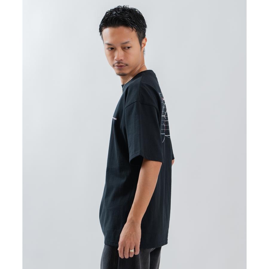 半袖Tシャツ メンズ レディース フォトプリント 綿100 ビッグシルエット SIDEWAY STANCE オーバーサイズ ストリート 古着MIX | improves | 05