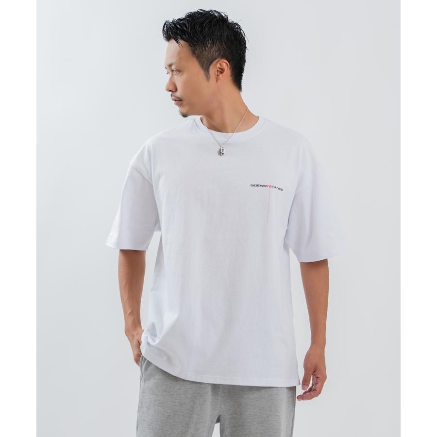 半袖Tシャツ メンズ レディース フォトプリント 綿100 ビッグシルエット SIDEWAY STANCE オーバーサイズ ストリート 古着MIX | improves | 08