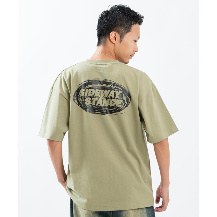 半袖Tシャツ メンズ レディース フォトプリント 綿100 ビッグシルエット SIDEWAY STANCE オーバーサイズ ストリート 古着MIX | improves