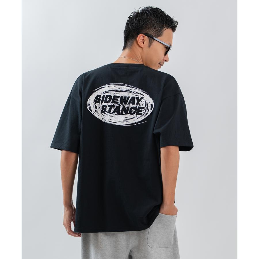 半袖Tシャツ メンズ レディース フォトプリント 綿100 ビッグシルエット SIDEWAY STANCE オーバーサイズ ストリート 古着MIX | improves | 07