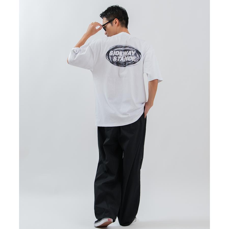 半袖Tシャツ メンズ レディース フォトプリント 綿100 ビッグシルエット SIDEWAY STANCE オーバーサイズ ストリート 古着MIX | improves | 12