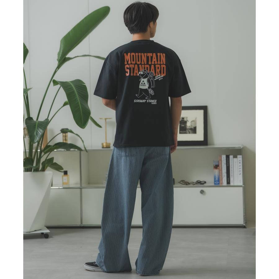 半袖Tシャツ メンズ GERRY×SIDEWAY STANCE ジェリー サイドウェイスタンス 別注コラボ プリント カットソー クマ アウトドア アスレジャー アメカジ | GERRY | 11