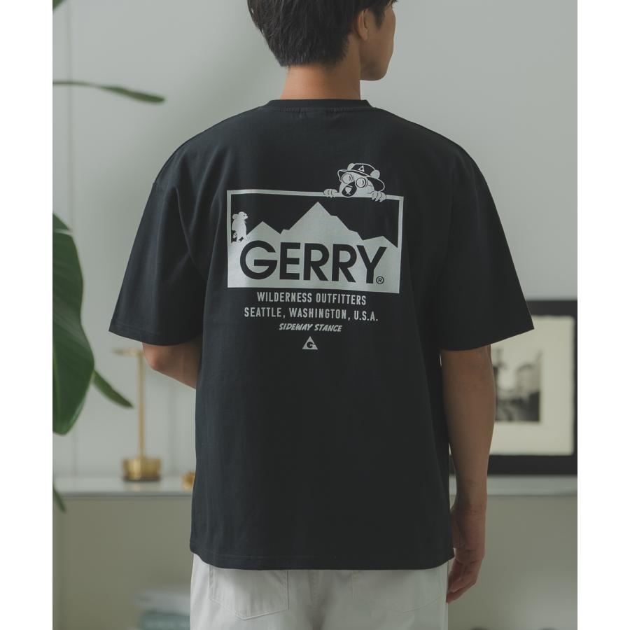 半袖Tシャツ メンズ GERRY×SIDEWAY STANCE ジェリー サイドウェイスタンス 別注コラボ プリント カットソー クマ アウトドア アスレジャー アメカジ | GERRY | 08