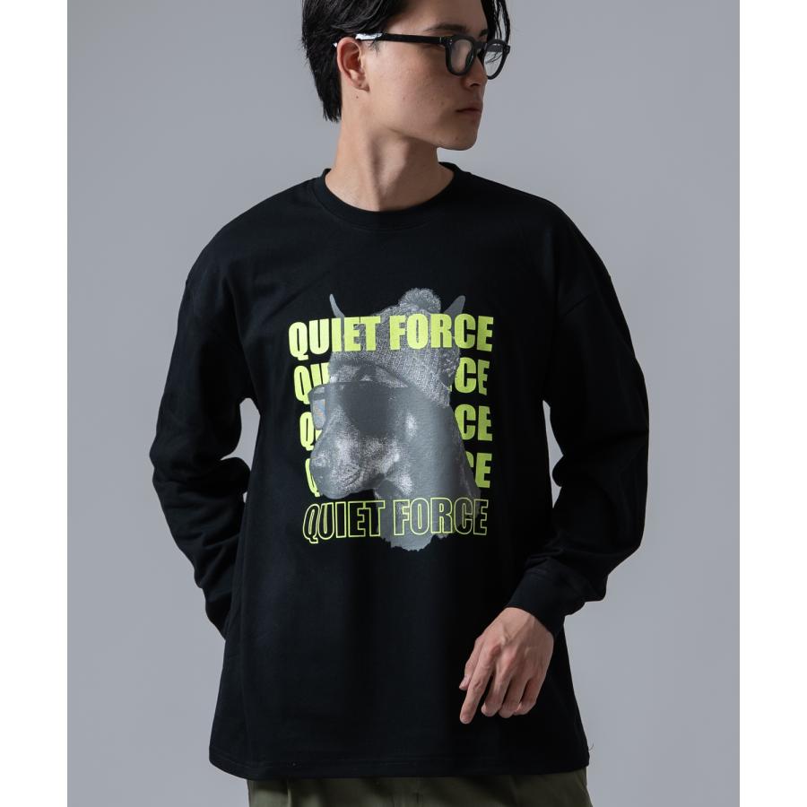 長袖Tシャツ メンズ SIDEWAY STANCE サイドウェイスタンス オリジナルプリント 犬 ドーベルマン カットソー カジュアル ストリート スケーター | improves | 05