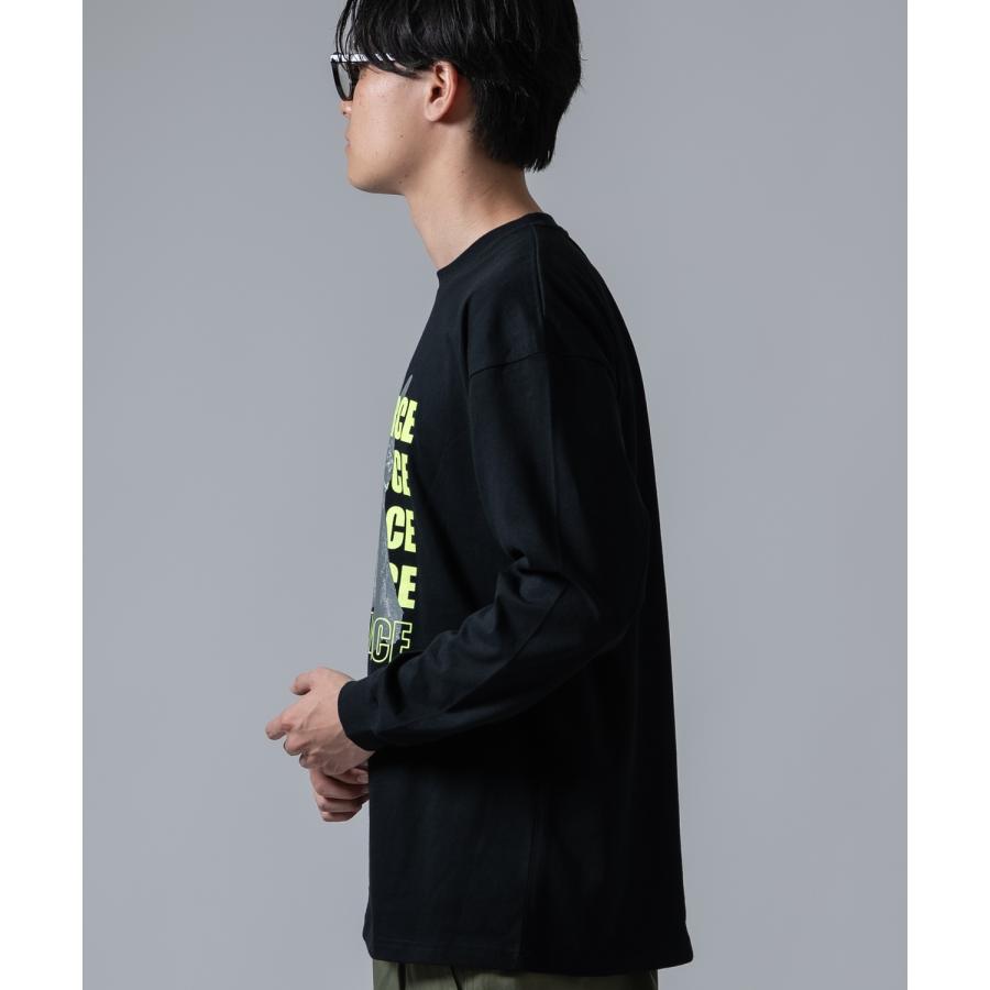 長袖Tシャツ メンズ SIDEWAY STANCE サイドウェイスタンス オリジナルプリント 犬 ドーベルマン カットソー カジュアル ストリート スケーター | improves | 06