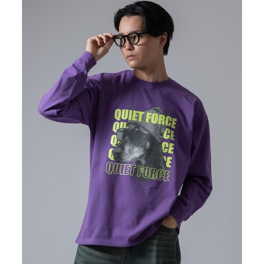 長袖Tシャツ メンズ SIDEWAY STANCE サイドウェイスタンス オリジナルプリント 犬 ドーベルマン カットソー カジュアル ストリート スケーター | improves | 09