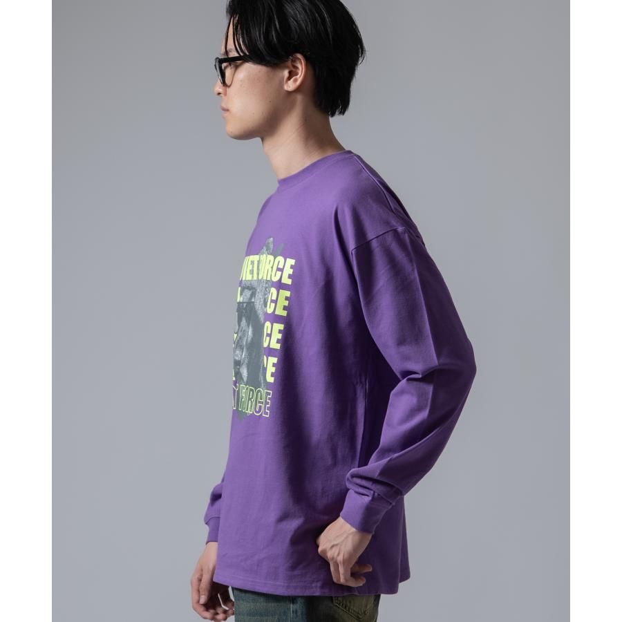 長袖Tシャツ メンズ SIDEWAY STANCE サイドウェイスタンス オリジナルプリント 犬 ドーベルマン カットソー カジュアル ストリート スケーター | improves | 10