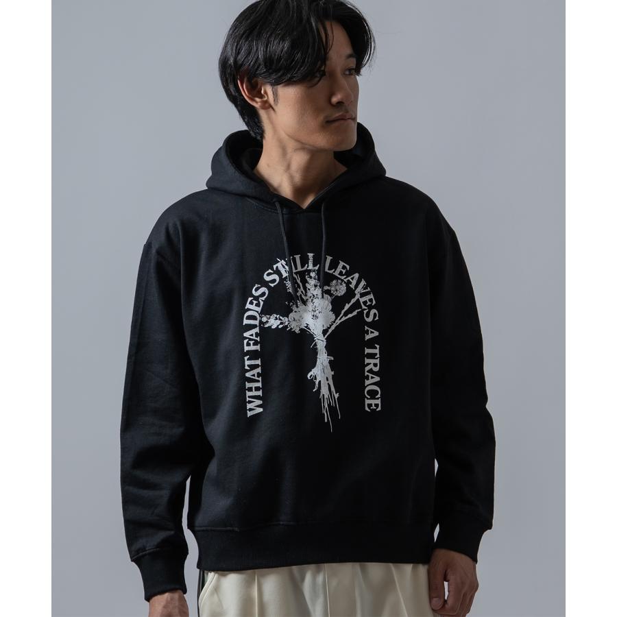 パーカー プルオーバー メンズ レディース ドライフラワー SIDEWAY STANCE 裏起毛 オーバーサイズ フーディー ストリート | improves | 12