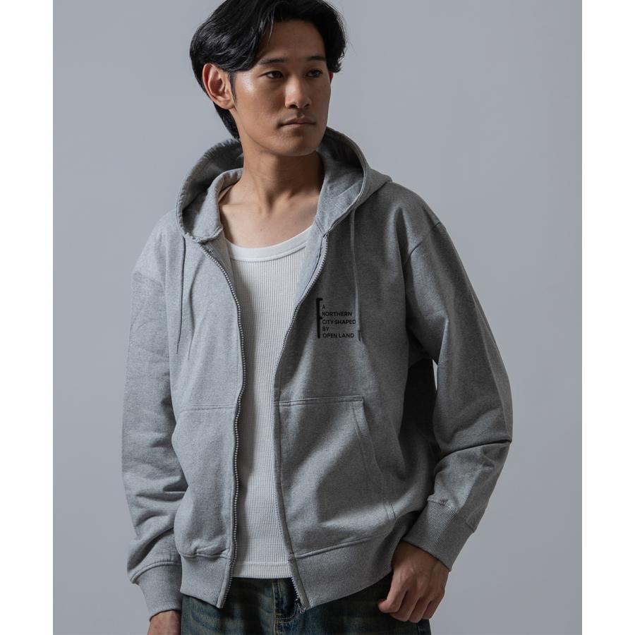 ジップパーカー メンズ レディース フェードプリント SIDEWAY STANCE 裏起毛 オーバーサイズ フーディー ストリート | improves | 17