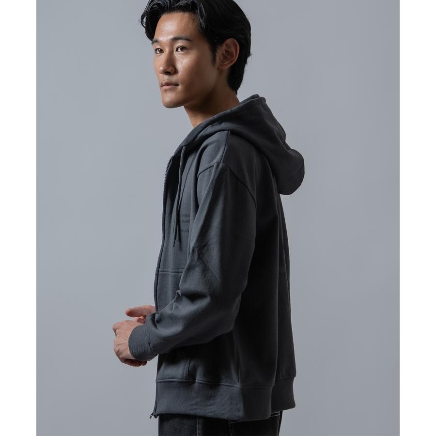 ジップパーカー メンズ レディース フェードプリント SIDEWAY STANCE 裏起毛 オーバーサイズ フーディー ストリート | improves | 08