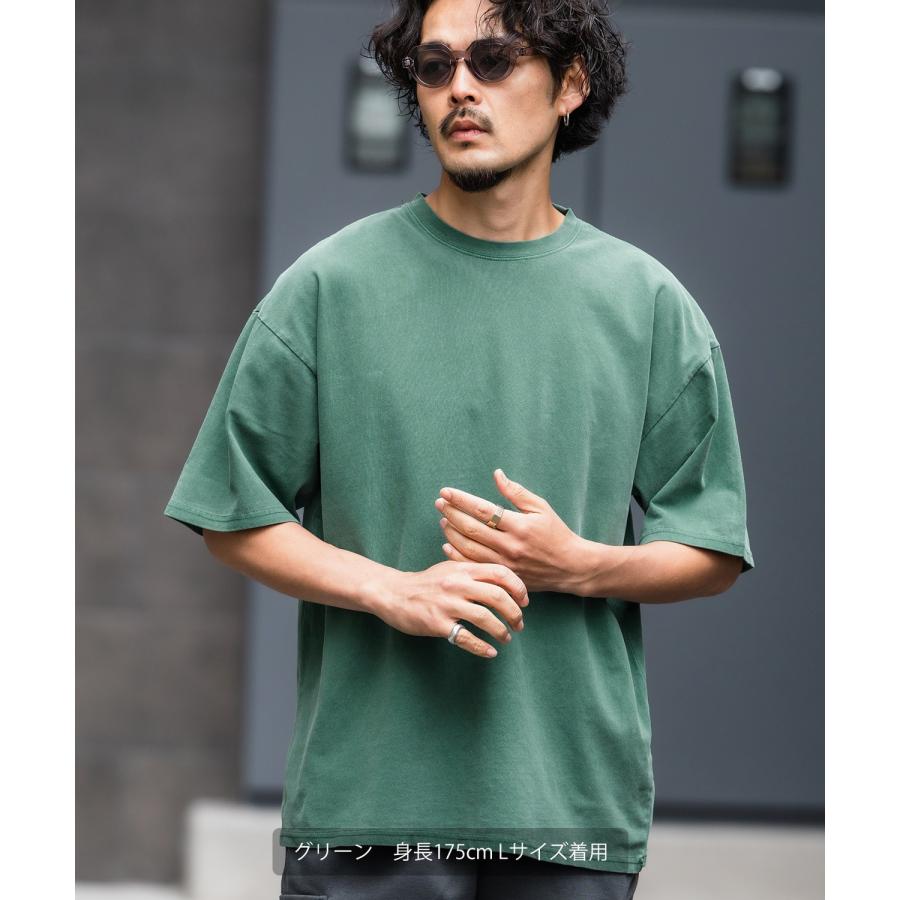 半袖Tシャツ メンズ SIDEWAY STANCE サイドウェイスタンス ピグメント加工 ヴィンテージ加工 無地 Tシャツ シンプル カットソー アメカジ スケーター ストリート | improves | 04